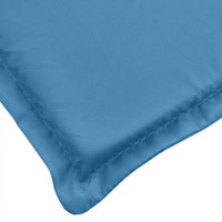 Thumbnail for Hochlehner-Auflagen 4 Stk. Melange Blau 120x50x4 cm Stoff