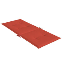 Thumbnail for Hochlehner-Auflagen 4 Stk. Melange Rot 120x50x4 cm Stoff