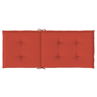 Thumbnail for Hochlehner-Auflagen 6 Stk. Melange Rot 120x50x4 cm Stoff