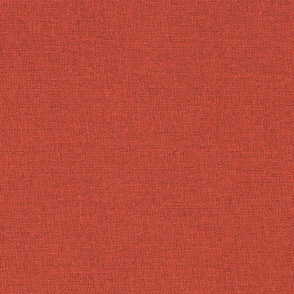 Hochlehner-Auflagen 6 Stk. Melange Rot 120x50x4 cm Stoff