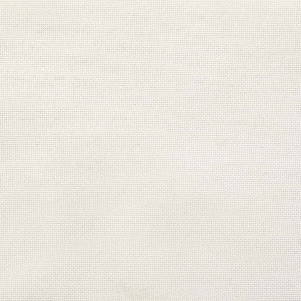 Niedriglehner-Auflagen 6 Stk. Melange Creme 100x50x4 cm Stoff