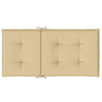 Thumbnail for Niedriglehner-Auflagen 6 Stk. Melange Beige 100x50x4 cm Stoff