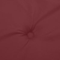 Thumbnail for Niedriglehner-Auflagen 4 Stk. Melange Weinrot 100x50x4 cm Stoff