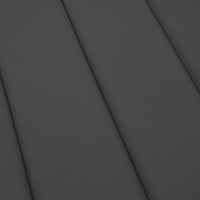 Thumbnail for Sonnenliegen-Auflage Melange Anthrazit 186x58x3 cm Stoff