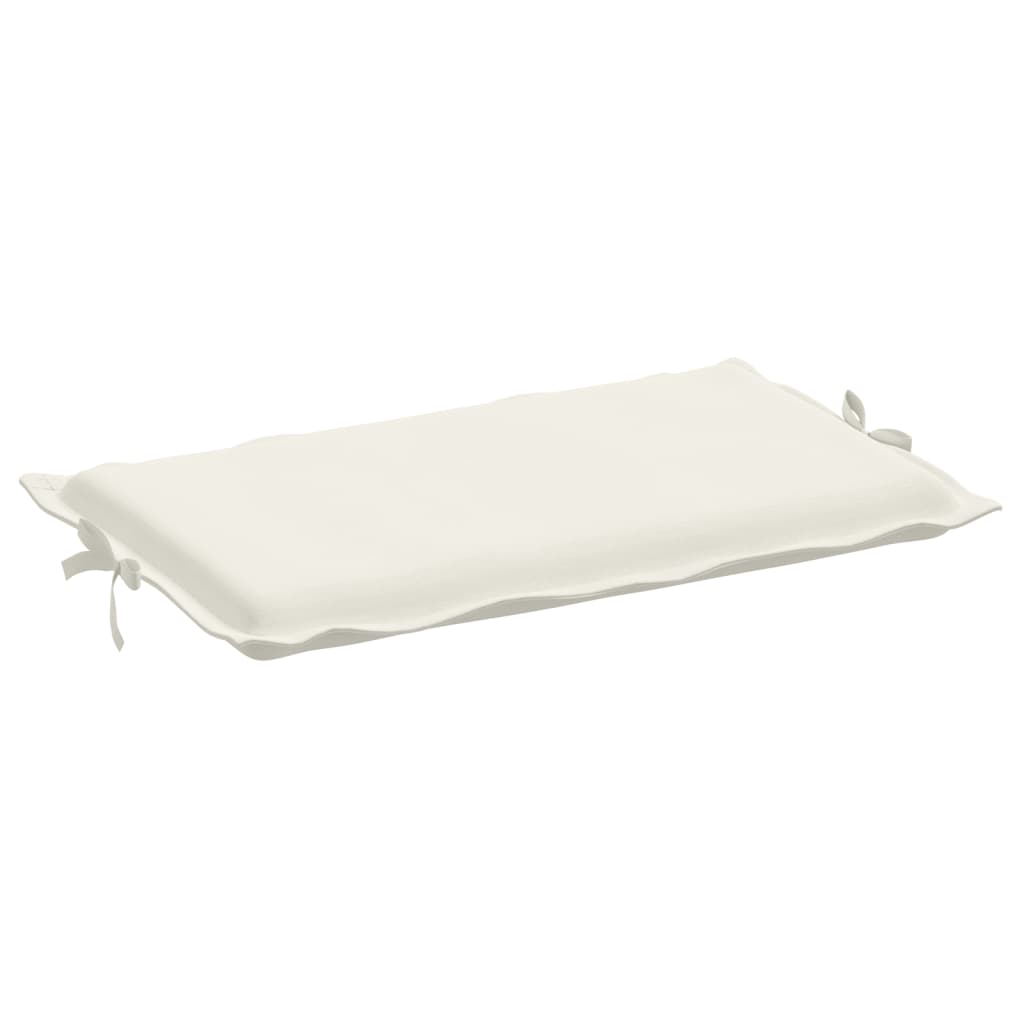 Sonnenliegen-Auflage Melange Creme 186x58x3 cm Stoff