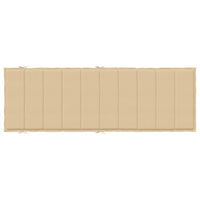 Thumbnail for Sonnenliegen-Auflage Melange Beige 186x58x3 cm Stoff