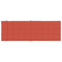Thumbnail for Sonnenliegen-Auflage Melange Rot 186x58x3 cm Stoff