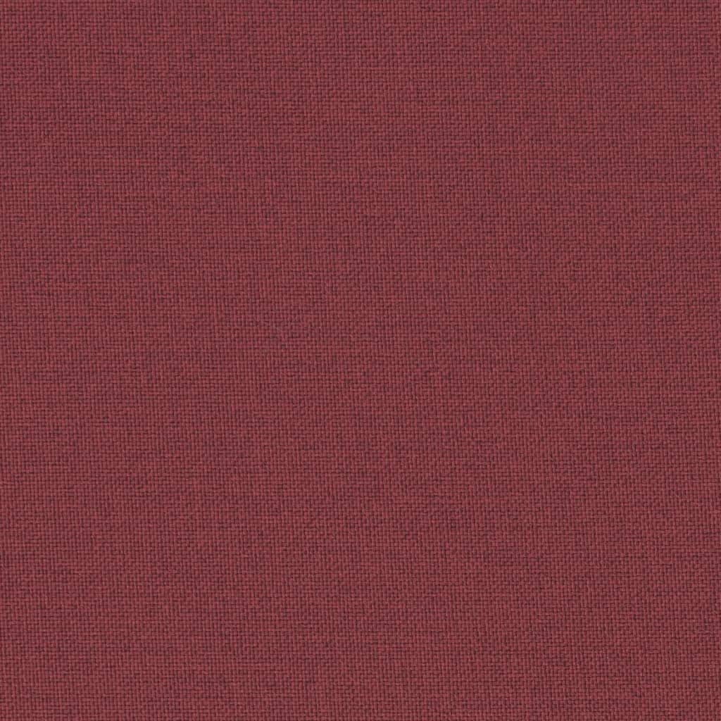Sonnenliegen-Auflage Melange Weinrot 186x58x3 cm Stoff