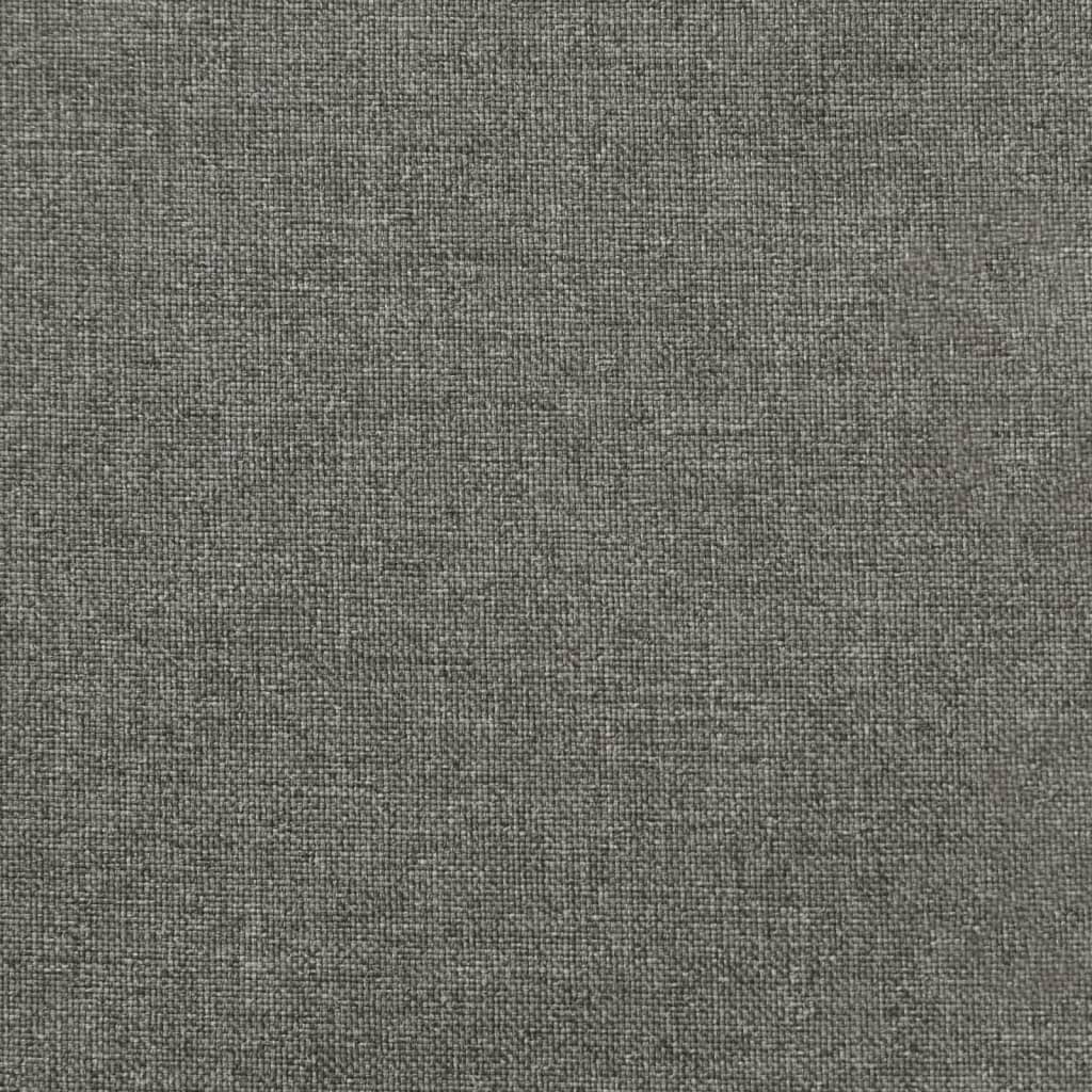 Sonnenliegen-Auflage Melange Dunkelgrau 200x50x4 cm Stoff