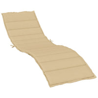 Thumbnail for Sonnenliegen-Auflage Melange Beige 200x50x4 cm Stoff