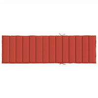 Thumbnail for Sonnenliegen-Auflage Melange Rot 200x50x4 cm Stoff