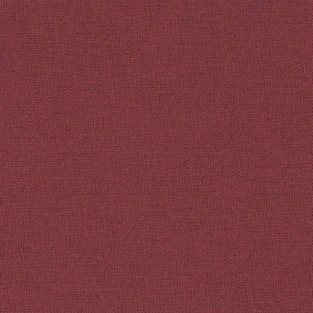 Sonnenliegen-Auflage Melange Weinrot 200x50x4 cm Stoff