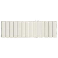Thumbnail for Sonnenliegen-Auflage Melange Creme 200x60x4 cm Stoff
