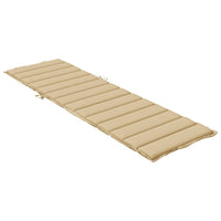 Thumbnail for Sonnenliegen-Auflage Melange Beige 200x60x4 cm Stoff