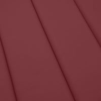 Thumbnail for Sonnenliegen-Auflage Melange Weinrot 200x60x4 cm Stoff