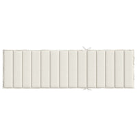 Thumbnail for Sonnenliegen-Auflage Melange Creme 200x70x4 cm Stoff