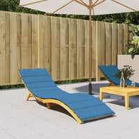 Thumbnail for Sonnenliegen-Auflage Melange Blau 200x70x4 cm Stoff