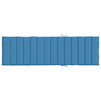 Thumbnail for Sonnenliegen-Auflage Melange Blau 200x70x4 cm Stoff