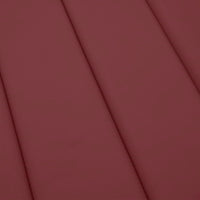 Thumbnail for Sonnenliegen-Auflage Melange Weinrot 200x70x4 cm Stoff