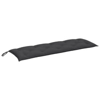 Thumbnail for Gartenbank-Auflage Melange Anthrazit 150x50x7 cm Stoff