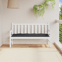 Thumbnail for Gartenbank-Auflage Melange Anthrazit 150x50x7 cm Stoff