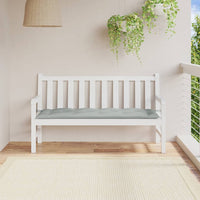 Thumbnail for Gartenbank-Auflage Melange Hellgrau 150x50x7 cm Stoff