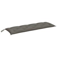 Thumbnail for Gartenbank-Auflage Melange Dunkelgrau 150x50x7 cm Stoff