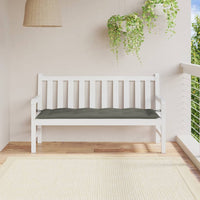 Thumbnail for Gartenbank-Auflage Melange Dunkelgrau 150x50x7 cm Stoff
