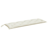 Thumbnail for Gartenbank-Auflage Melange Creme 150x50x7 cm Stoff