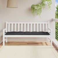 Thumbnail for Gartenbank-Auflage Melange Anthrazit 180x50x7 cm Stoff