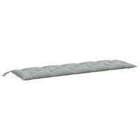 Thumbnail for Gartenbank-Auflage Melange Hellgrau 180x50x7 cm Stoff