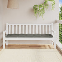 Thumbnail for Gartenbank-Auflage Melange Dunkelgrau 180x50x7 cm Stoff