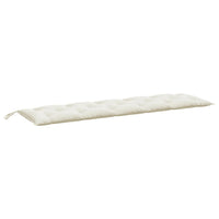 Thumbnail for Gartenbank-Auflage Melange Creme 180x50x7 cm Stoff