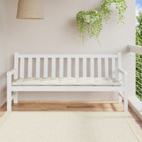Thumbnail for Gartenbank-Auflage Melange Creme 180x50x7 cm Stoff
