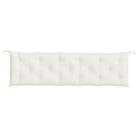 Thumbnail for Gartenbank-Auflage Melange Creme 180x50x7 cm Stoff