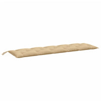 Thumbnail for Gartenbank-Auflage Melange Beige 180x50x7 cm Stoff