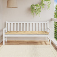 Thumbnail for Gartenbank-Auflage Melange Beige 180x50x7 cm Stoff