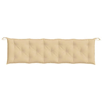 Thumbnail for Gartenbank-Auflage Melange Beige 180x50x7 cm Stoff