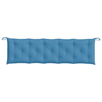 Thumbnail for Gartenbank-Auflage Melange Blau 180x50x7 cm Stoff