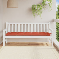 Thumbnail for Gartenbank-Auflage Melange Rot 180x50x7 cm Stoff