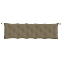 Thumbnail for Gartenbank-Auflage Melange Taupe 180x50x7 cm Stoff