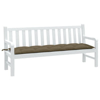 Thumbnail for Gartenbank-Auflage Melange Taupe 180x50x7 cm Stoff