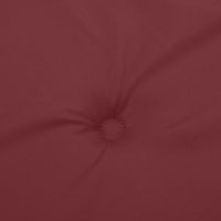 Thumbnail for Gartenbank-Auflage Melange Weinrot 180x50x7 cm Stoff