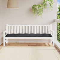 Thumbnail for Gartenbank-Auflage Melange Anthrazit 200x50x7 cm Stoff