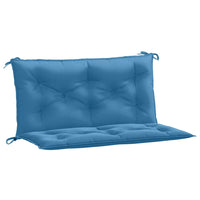 Thumbnail for Gartenbank-Auflagen 2 Stk. Melange Blau 100x50x7 cm Stoff