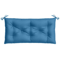 Thumbnail for Gartenbank-Auflagen 2 Stk. Melange Blau 100x50x7 cm Stoff