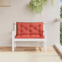 Thumbnail for Gartenbank-Auflagen 2 Stk. Melange Rot 100x50x7 cm Stoff
