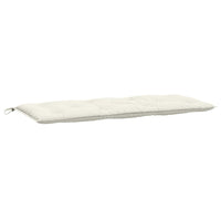 Thumbnail for Gartenbank-Auflagen 2 Stk. Melange Creme 120x50x7 cm Stoff