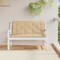 Thumbnail for Gartenbank-Auflagen 2 Stk. Melange Beige 120x50x7 cm Stoff