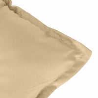 Thumbnail for Gartenbank-Auflagen 2 Stk. Melange Beige 120x50x7 cm Stoff